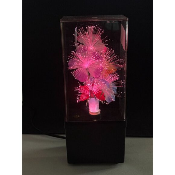 Ho Ho Arts Fiber Optic LED Flower Lamp With Black Base & Multicolor Glow - Picture 8 of 14